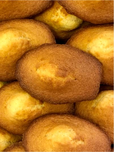 madeleine pause café snack sucré goûter Popote végétale dessert végétarien vegan traiteur paris