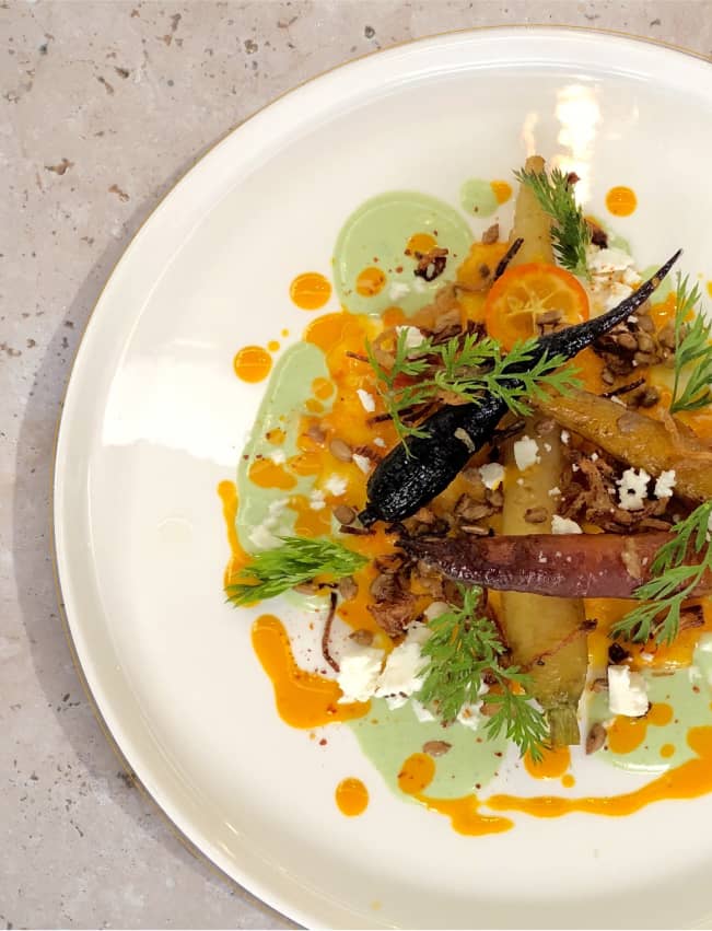 dîner à l'assiette dîner à domicile traiteur végétal végétarien et vegan à Paris Popote végétale